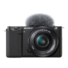 Sony Alpha ZV-E10 APS-C Mirrorless Vlog Camera with 16-50mm Lens (Black) Content Creator's Bundle