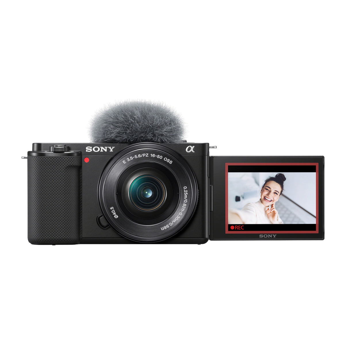 Sony Alpha ZV-E10 APS-C Mirrorless Vlog Camera with 16-50mm Lens (Black) Content Creator's Bundle