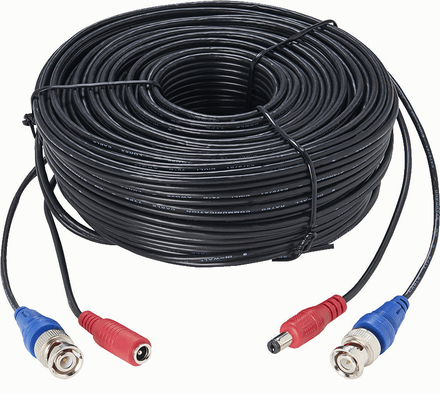 Lorex 100-Feet Premium 4K RG59/Power Accessory Cable (4-Pack)