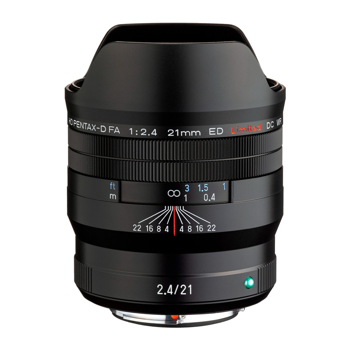 Pentax HD PENTAX-D FA 21mm f/2.4ED Limited DC WR Lens (Black)