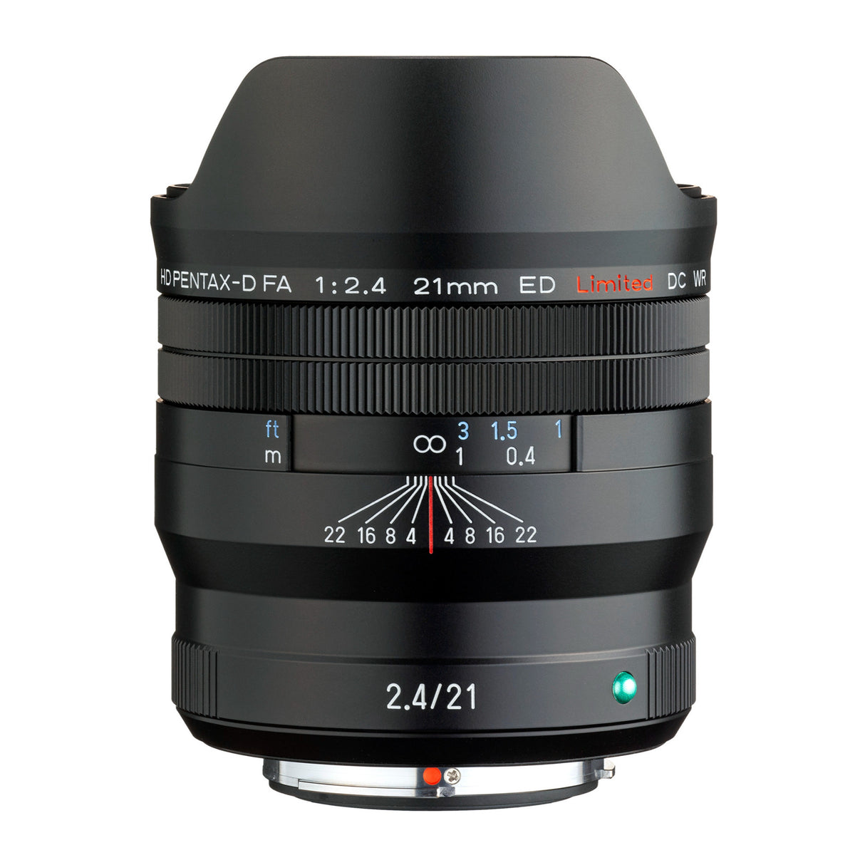 Pentax HD PENTAX-D FA 21mm f/2.4ED Limited DC WR Lens (Black)