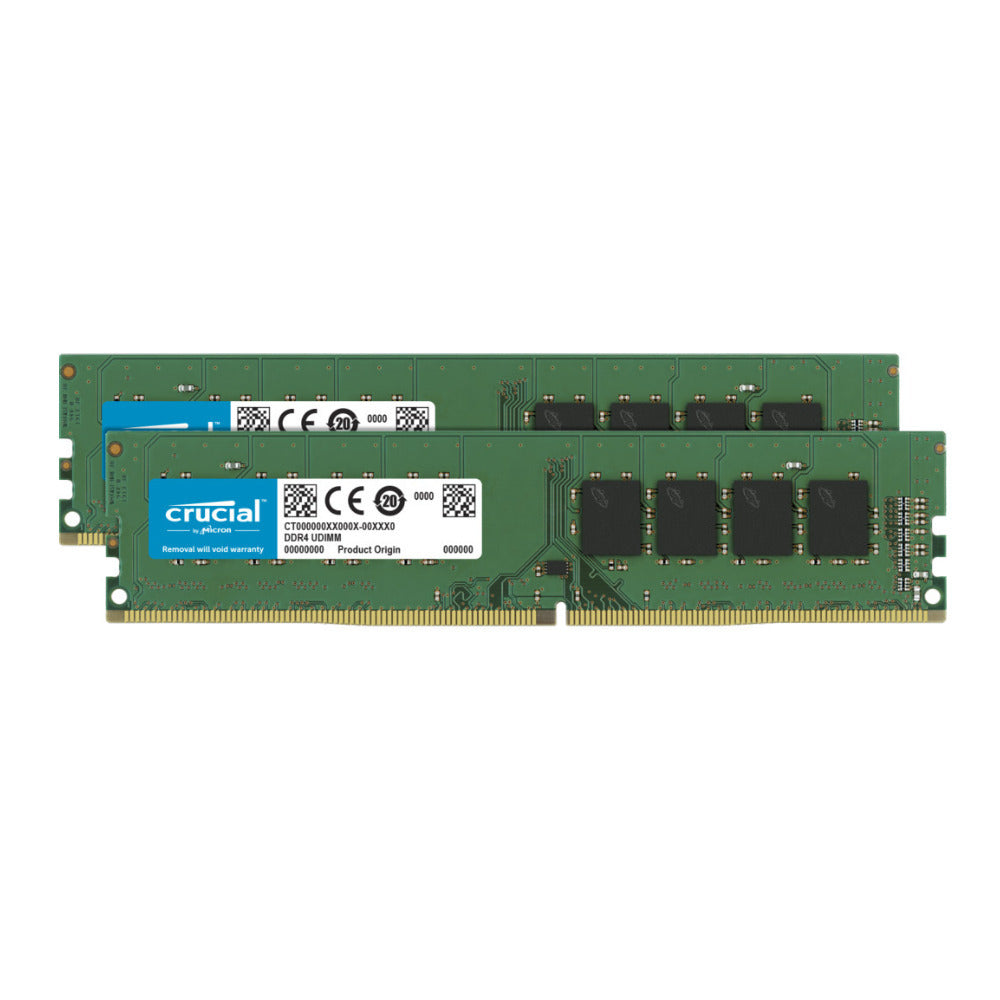 Crucial 16GB Kit (8GB x 2) DDR4-3200 UDIMM Memory Module