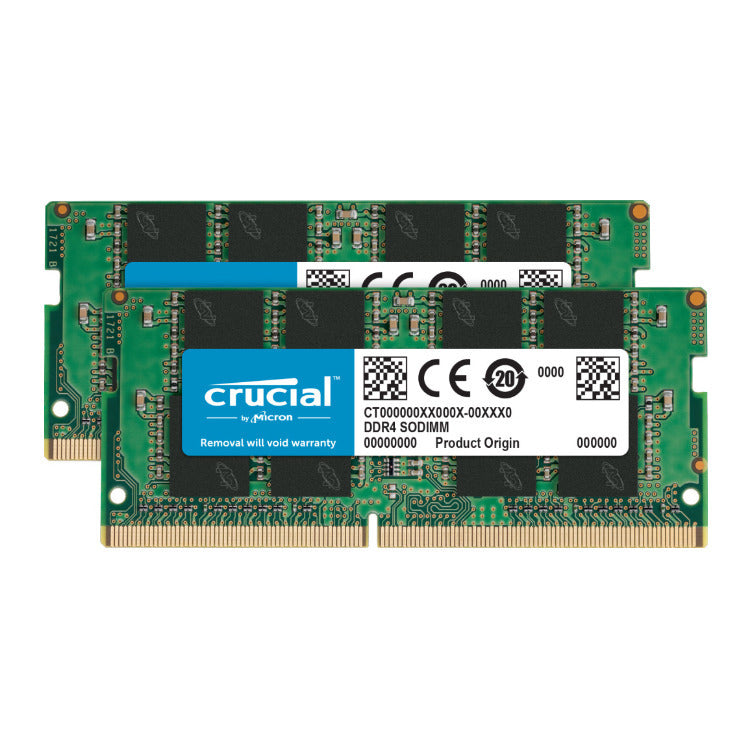 Crucial 16GB Kit (2 x 8GB) DDR4-3200 SODIMM Memory Module