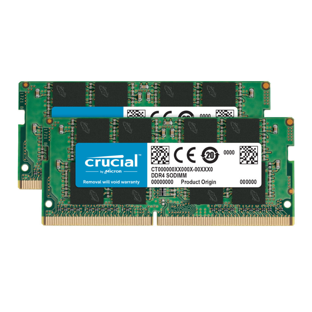 Crucial 32GB Kit (16GB x 2) DDR4-2666 SODIMM Memory Module – Focus