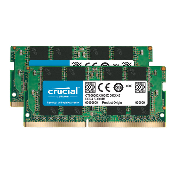 Crucial 32GB Kit (16GB x 2) DDR4-2666 SODIMM Memory Module – Focus