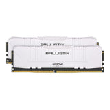 Crucial Ballistix 16GB DDR4-3600 UDIMM RAM Desktop Memory Kit (2x8GB, White)