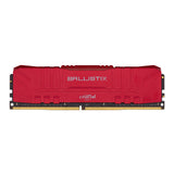 Crucial Ballistix 8GB DDR4-2666 Desktop Gaming Memory (Red)
