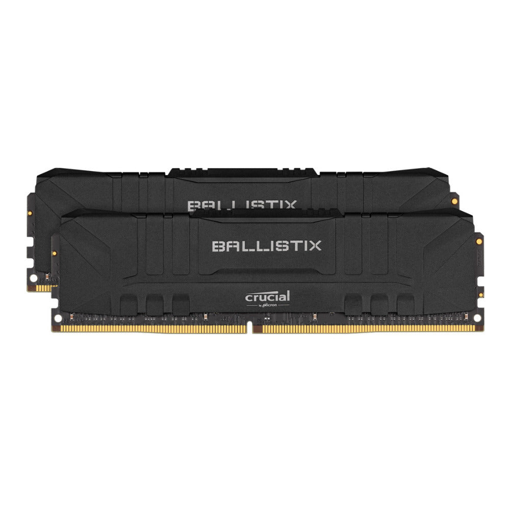 Crucial Ballistix CL16 UDIMM 32GB DDR4-3200 Gaming Memory Kit (2 x 16GB, Black)