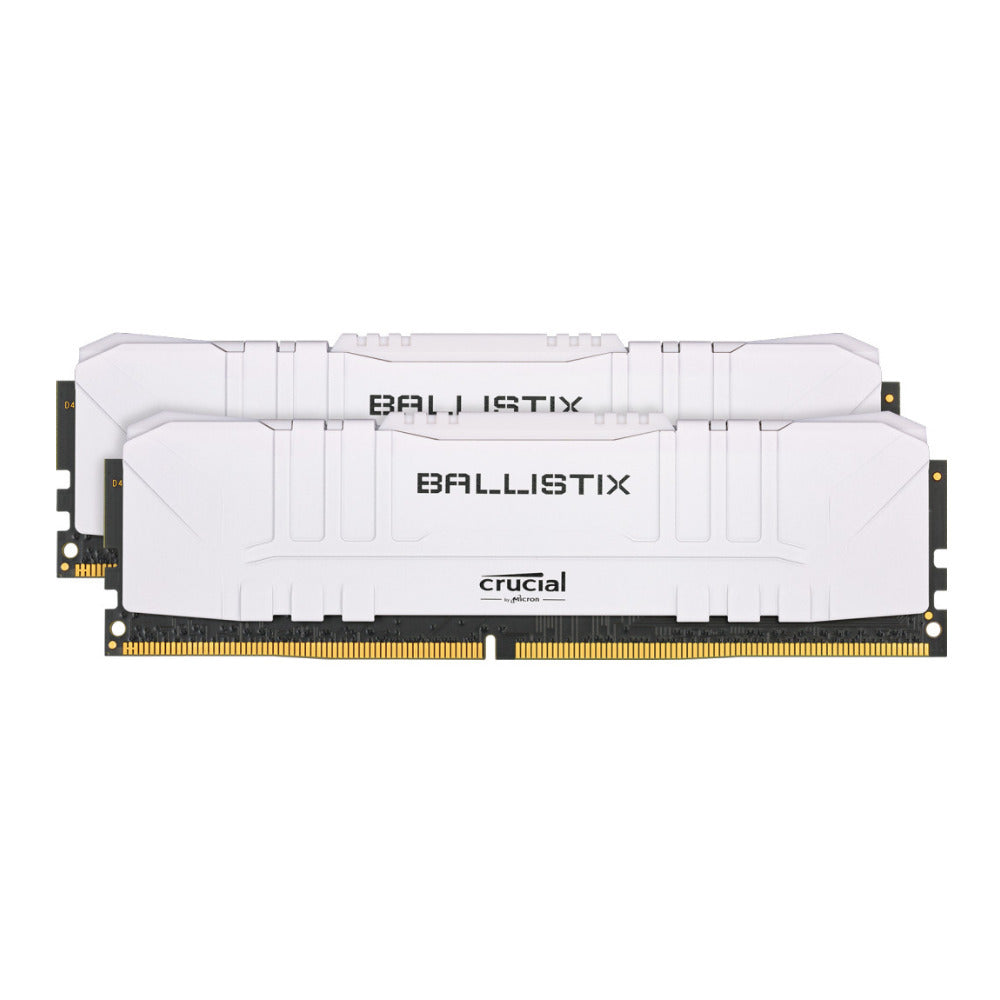 Crucial Ballistix CL16 UDIMM 32GB DDR4-3200 Gaming Memory Kit (2 x 16GB, White)