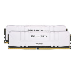 Crucial Ballistix CL16 UDIMM 32GB DDR4-3200 Gaming Memory Kit (2 x 16GB, White)