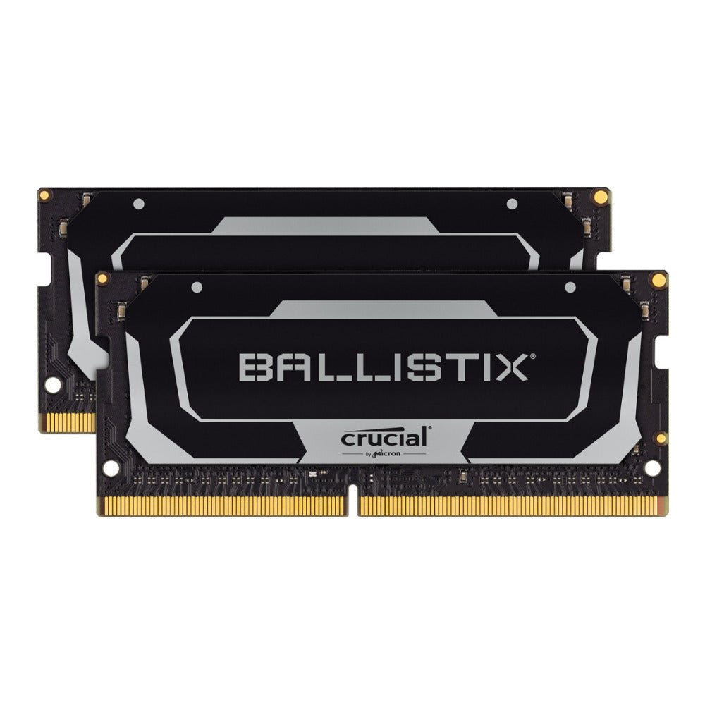 Crucial Ballistix CL16 SODIMM 32GB DDR4-2666 Gaming Memory Kit (2 x 16GB, Black)