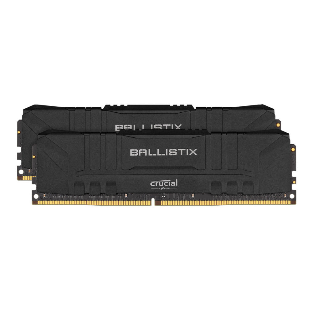 Crucial Ballistix CL16 UDIMM 32GB DDR4-2666 Gaming Memory Kit (2 x 16GB, Black)