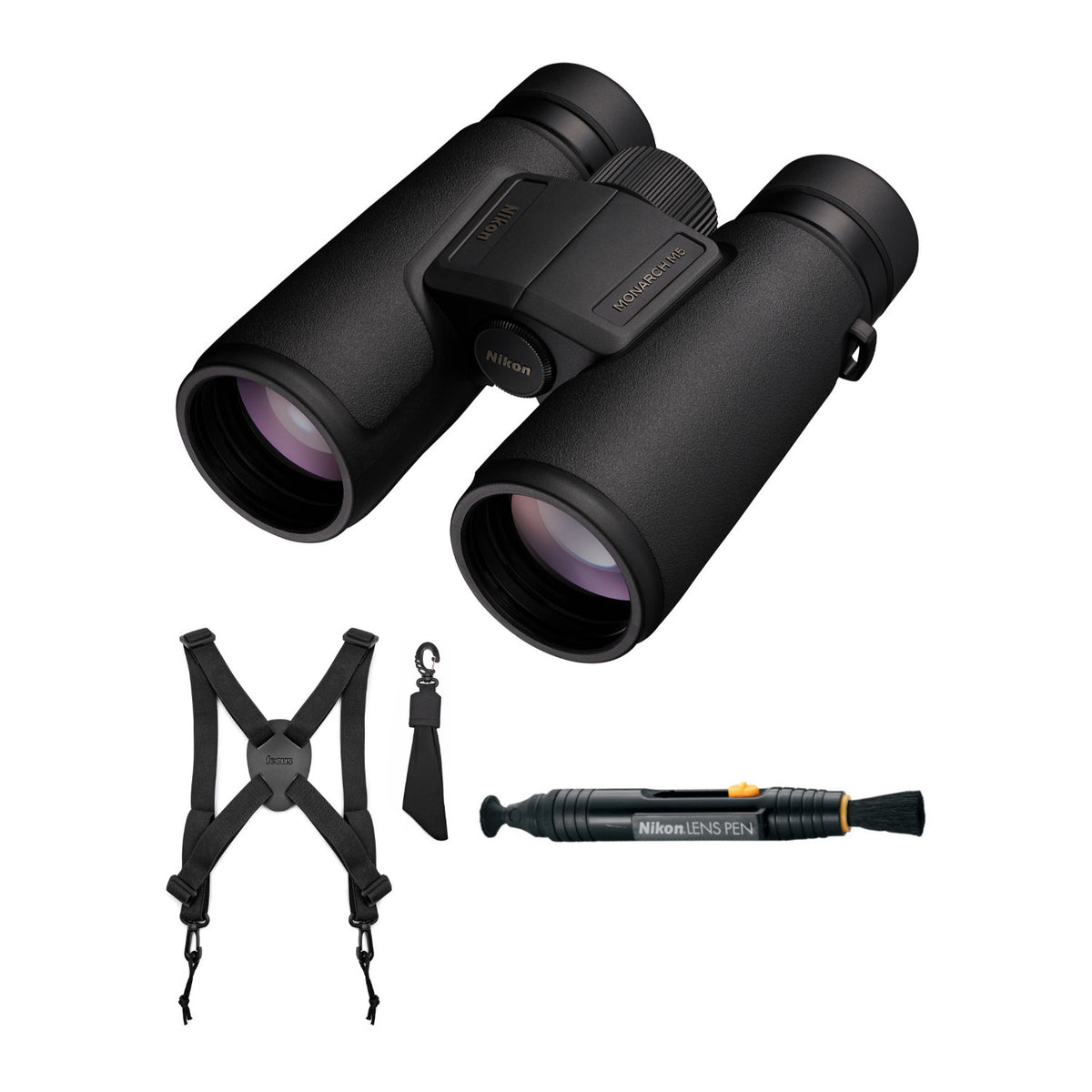 Nikon Monarch M5 8x42 Binocular with Nikon Lens Pen and Harness