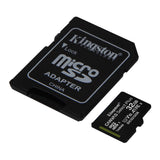 Kingston Canvas Select Plus 32GB UHS-I microSDHC Memory Card with SD Adapter (5-Pack), Card Reader