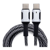 Kratos Power Nylon Braided Cable 6-Feet USB-C to USB-C Cable