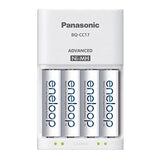 Panasonic Eneloop Rechargeable AA Ni-MH Batteries (4-Pack) with Charger