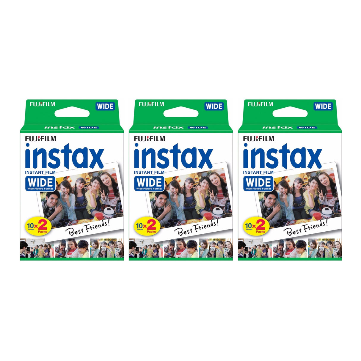 Fujifilm Instax Wide Film for Fuji Instax Wide Camera and Printer
