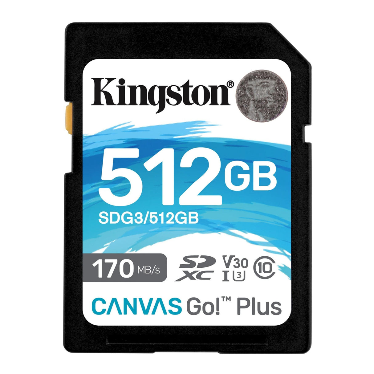 Kingston 512GB SDXC Canvas Go Plus 170MB/s Read Memory Card (SDG3/512GB)
