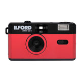 Ilford Sprite 35-II Reusable/Reloadable 35mm Film Camera (Red and Black) with Kodak T-Max 400 Film