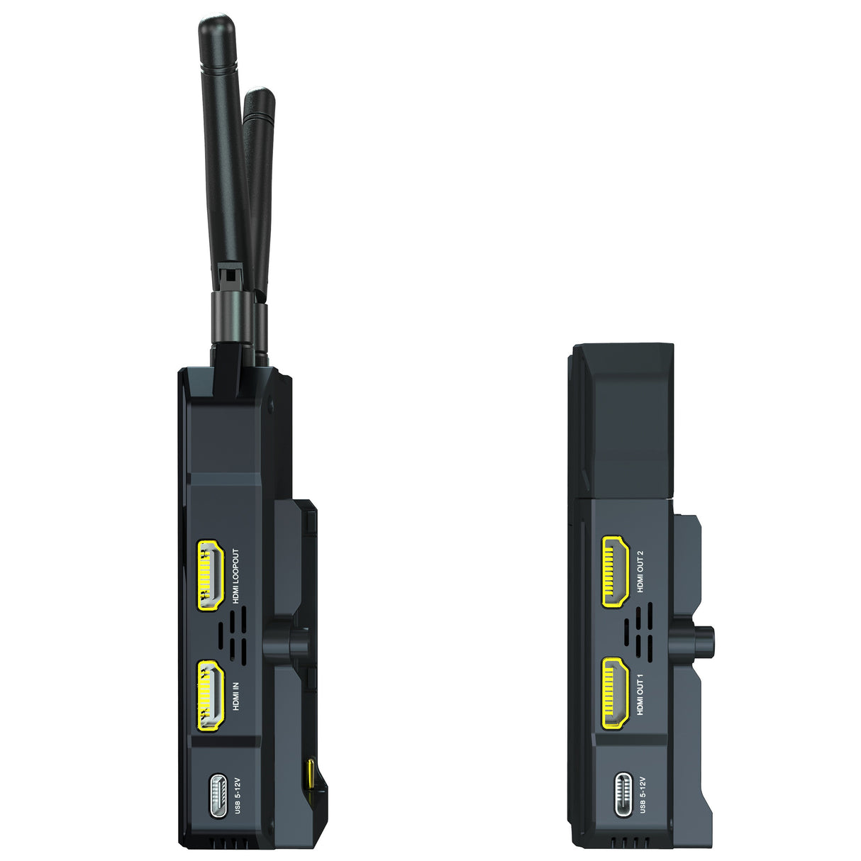 Hollyland Mars 300 Pro HDMI 300-Feet Wireless Video Transmission System Bundle with SD Card Reader