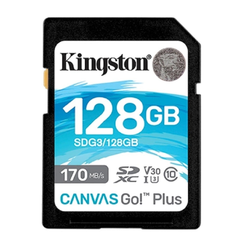 Kingston 128GB SDXC Canvas Go Plus 170MB/s Read Memory Card (4-Pack) with Koah SD Card Reader