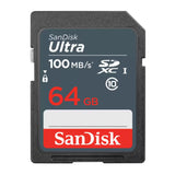 SanDisk 64GB Ultra SDXC UHS-I Memory Card (100MB/s Read Speed)