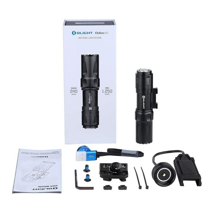 Olight Odin Mini 1250 Lumens Tactical Weapon Light (Black) (Open Box)