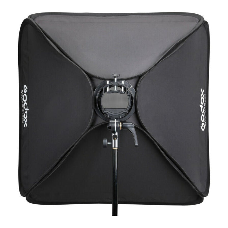 Godox S2 Bowens Mount Bracket with Softbox and Carrying Bag Kit