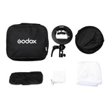 Godox S2 Bowens Mount Bracket with Softbox and Carrying Bag Kit