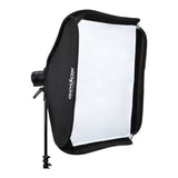 Godox S2 Bowens Mount Bracket with Softbox and Carrying Bag Kit
