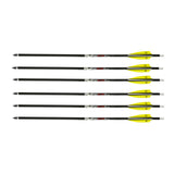 TenPoint Pro Elite 400 Carbon Crossbow Arrows with Alpha-Nocks (6-Pack)