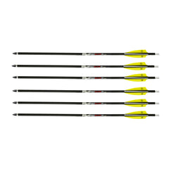 TenPoint Pro Elite 400 Carbon Crossbow Arrows with Alpha-Nocks (6-Pack)