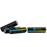 Kratos Power Rapid Travel Charger with 4 AA NiMH Rechargeable Batteries