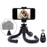 Koah Kanguru 12-Inch Flexible Waterproof Tripod with Bluetooth for iPhone, Galaxy, Go Pro Cameras