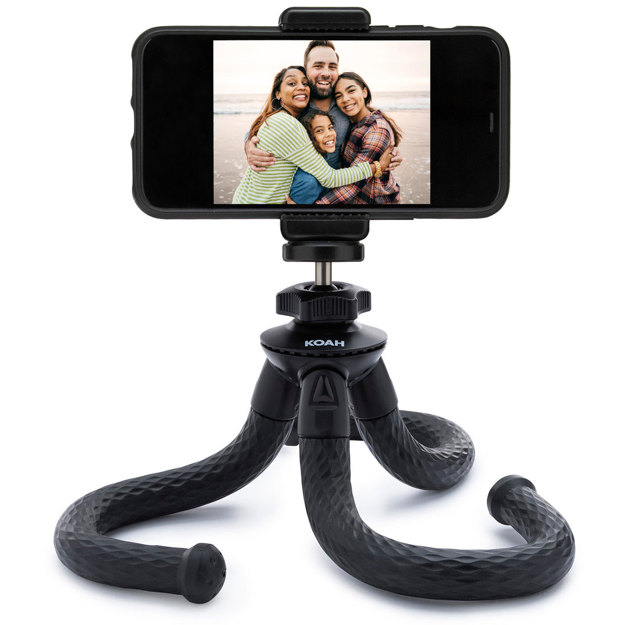 Koah Kanguru 12-Inch Flexible Waterproof Tripod with Bluetooth for iPhone, Galaxy, Go Pro Cameras