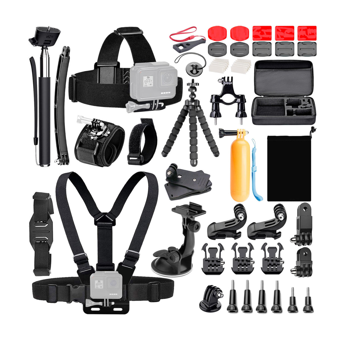 Vivitar DVR781HD HD Action Cam with LCD Rear Screen and Waterproof Case (Black) Bundle