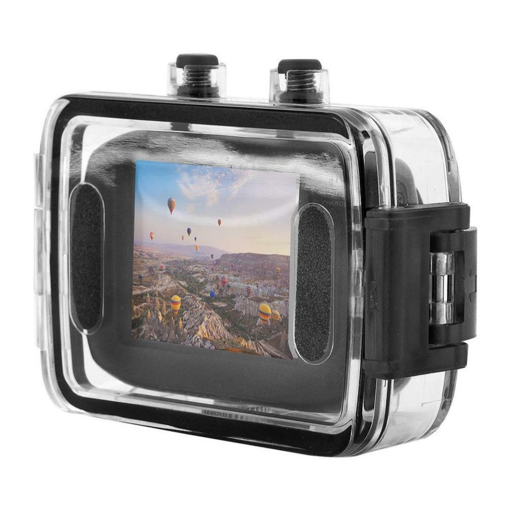 Vivitar DVR781HD HD Action Cam with LCD Rear Screen and Waterproof Case (Black) Bundle