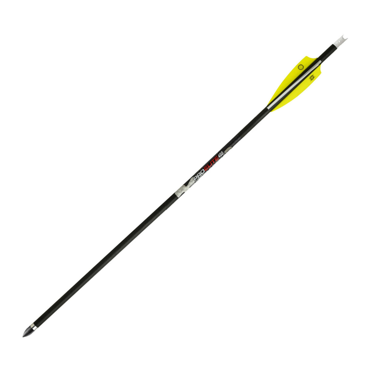 TenPoint Pro Elite 400 Carbon Crossbow Arrows with Alpha-Nocks (6-Pack)