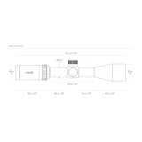 Hawke Vantage Riflescope and 2-Piece Medium Riflescope Rings Bundle