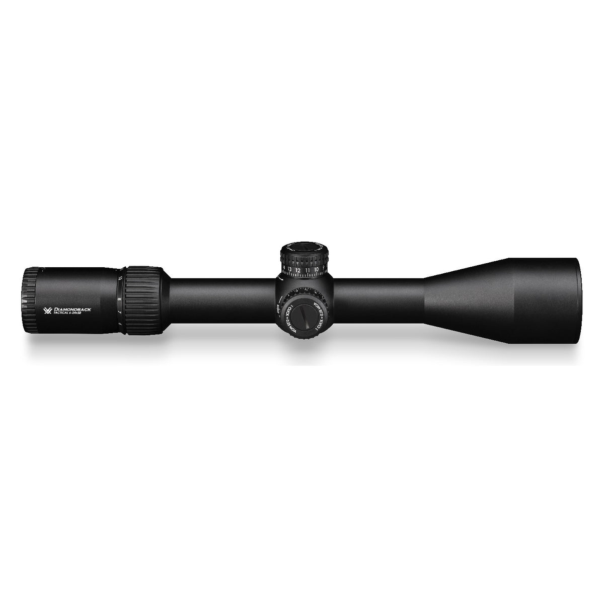 Vortex Diamondback Tactical 6-24x50 Riflescope (EBR-2C MOA Reticle) and Hat