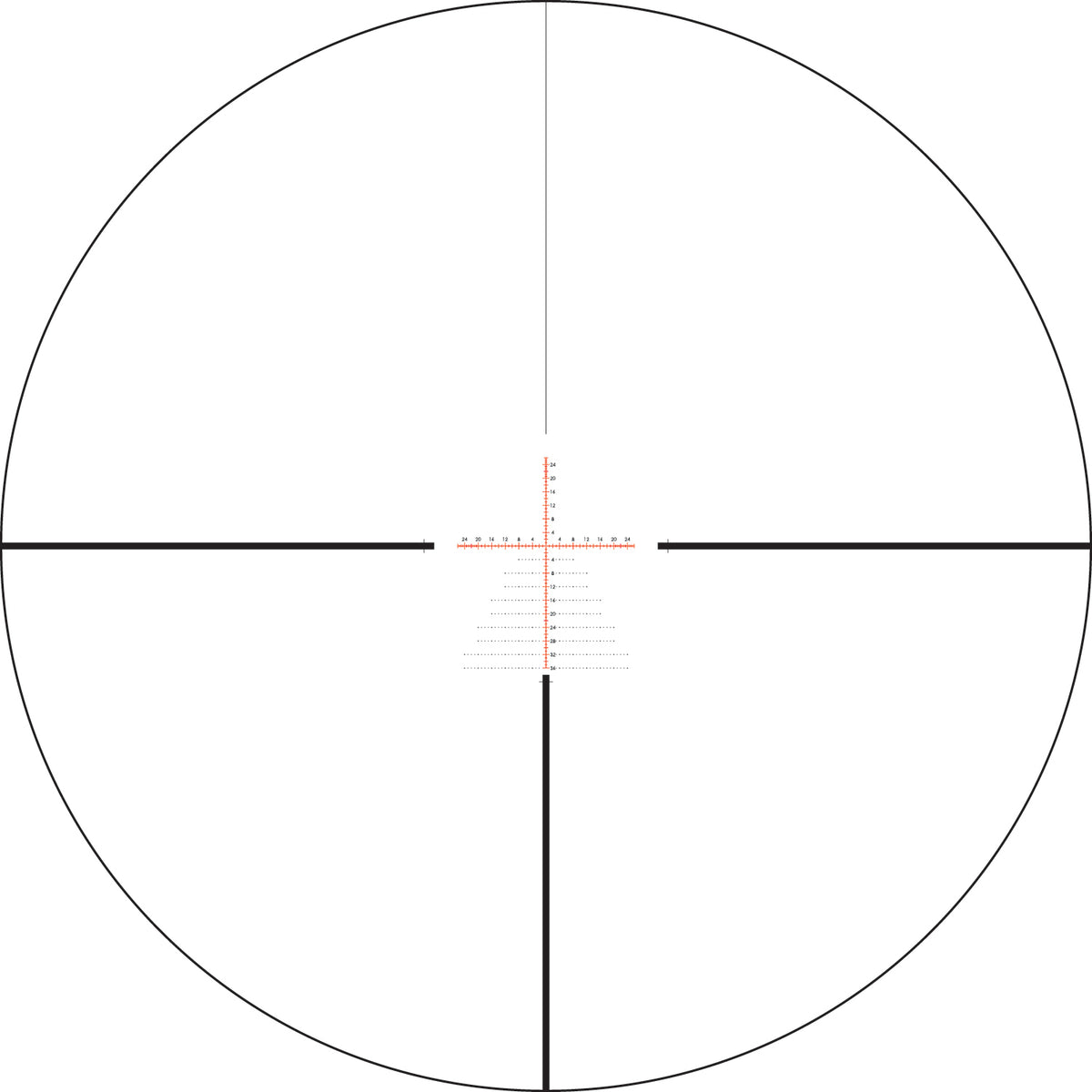Vortex Diamondback Tactical 6-24x50 Riflescope (EBR-2C MOA Reticle) and Hat
