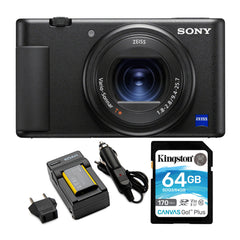 Sony ZV-1 Camera for Content Creators and Vloggers Koah Pro NP-BX1 Battery with Charger Bundle