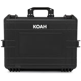 Koah Weatherproof Hard Case with Customizable Foam (22 x 17 x 8 Inch, 2-Pack)