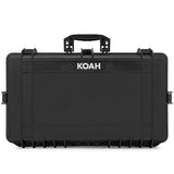 Koah Weatherproof Hard Case with Customizable Foam (28 x 17 x 7 Inch, 2-Pack)