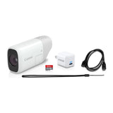 Canon ZOOM Digital Monocular with USB Charger and microSD Card (White)