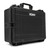 Koah Weatherproof Hard Case with Customizable Foam (22 x 17 x 8 Inch)