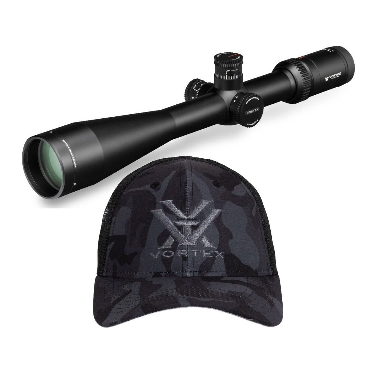 Vortex VHS-4310 Viper HS-T 6-24x50 Riflescope with VMR-1 Reticle (MRAD) and Hat