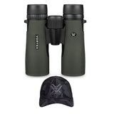 Vortex 10x42 Diamondback HD Roof Prism Binoculars with GlassPak Binocular Harness Case and Cap