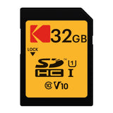 Kodak 32GB Class 10 UHS-I U1 SDHC Memory Card (10-Pack) with Focus High-Speed USB 2.0 Card Reader