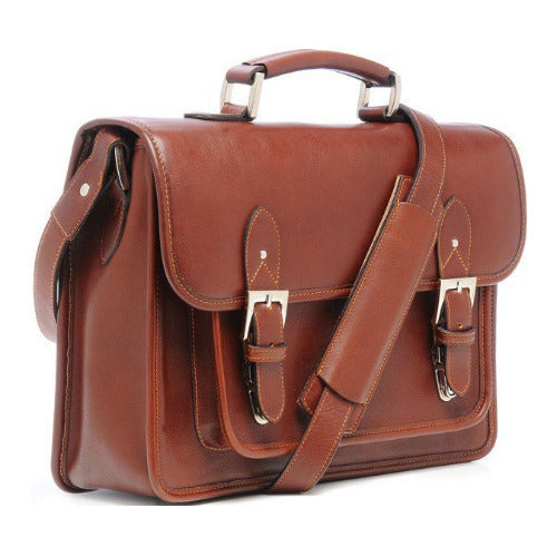ONA Brooklyn Shoulder Messenger Bag (Chestnut Brown)